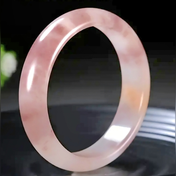 Purple Quartz Marble-Effect Bangle Bracelet Boxed Internal Diam 6.2cm/2.44inch - Picture 6 of 9
